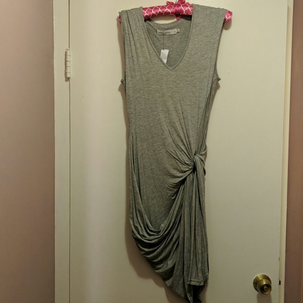 Asymmetrical grey Bishop and Young dress size M